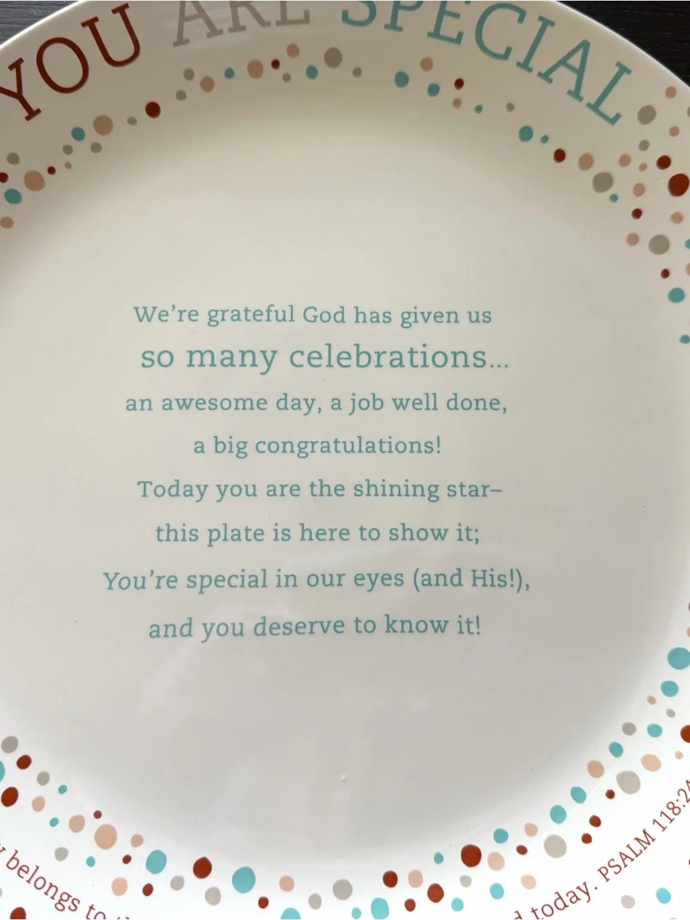 Mary & Martha You Are Special Plate NIB 12”